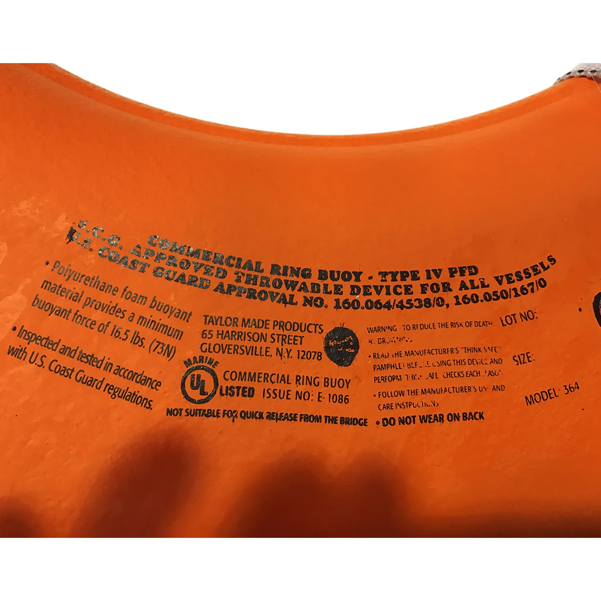 24" USCG Ring Buoy - Image 7