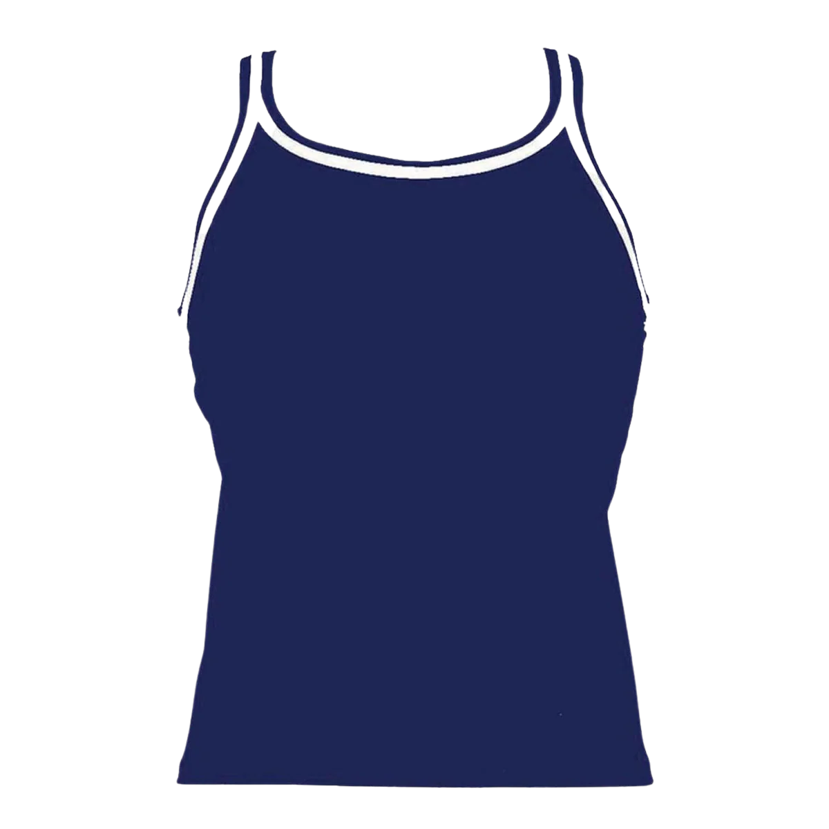 Dolfin Solid Tankini Top - Image 6