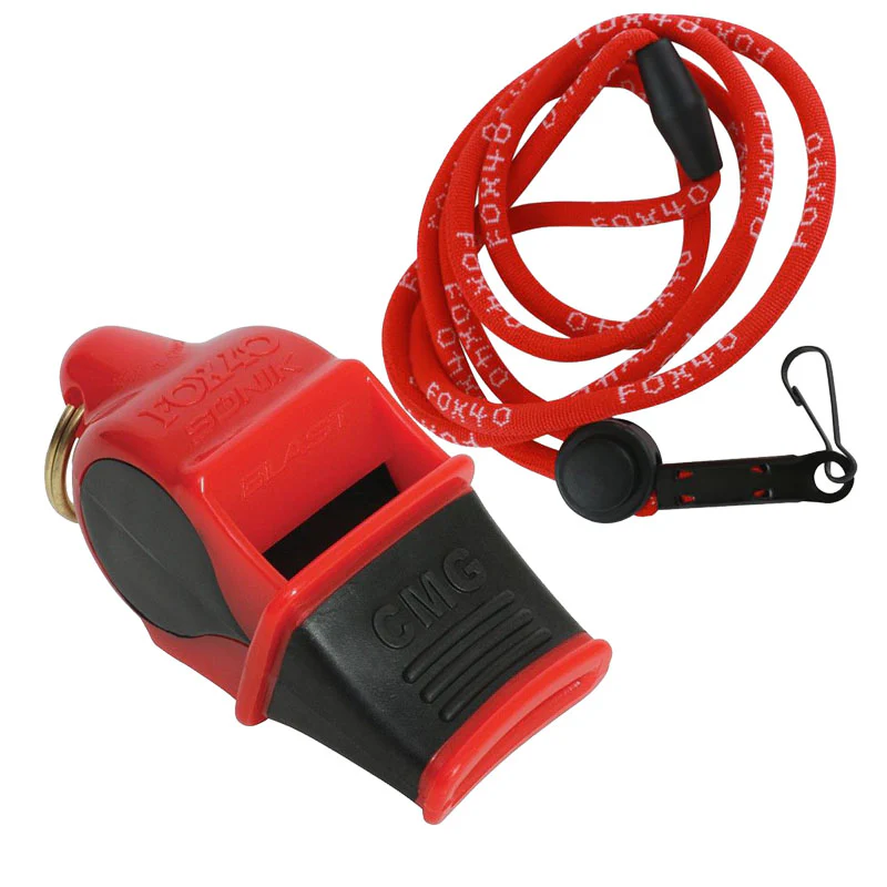 Fox 40 Sonik Blast CMG Whistle with Breakaway Lanyard - Image 2