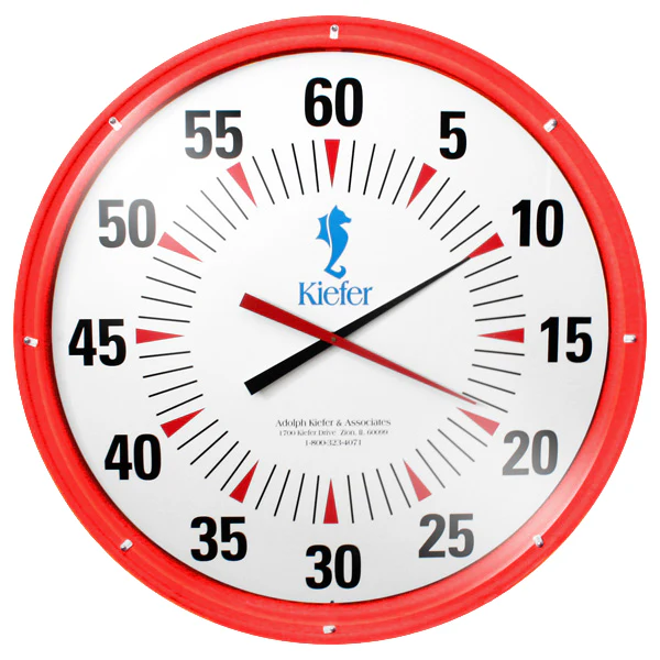 Kiefer 36” Wall Mounted Convertible Pace Clock - Image 3