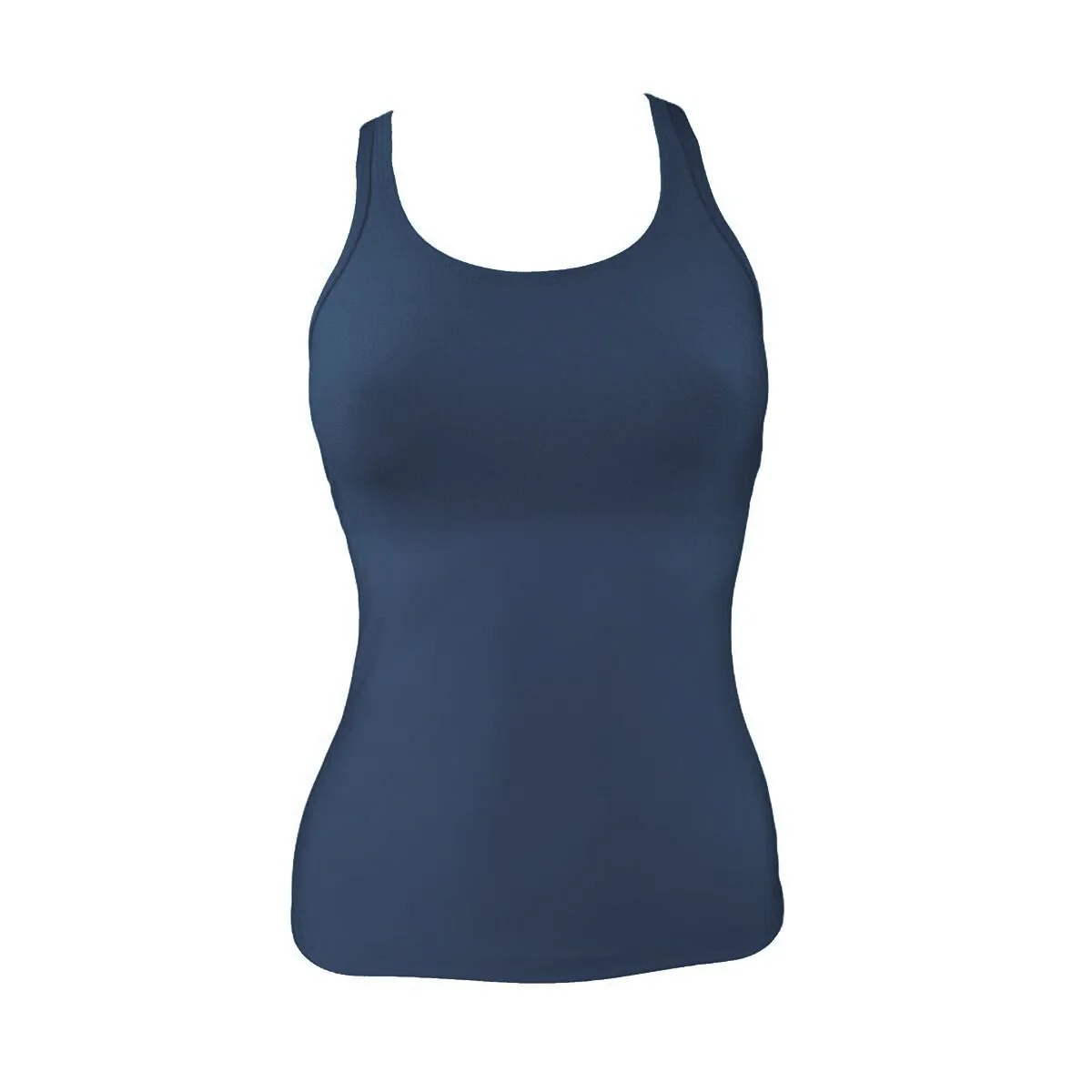 Kiefer Solid Racer Back Tankini Top - Image 4