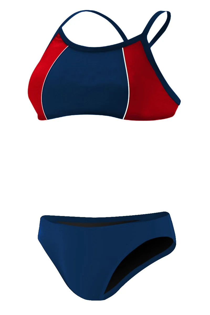 RISE Solid Poly Splice Bikini - Image 3