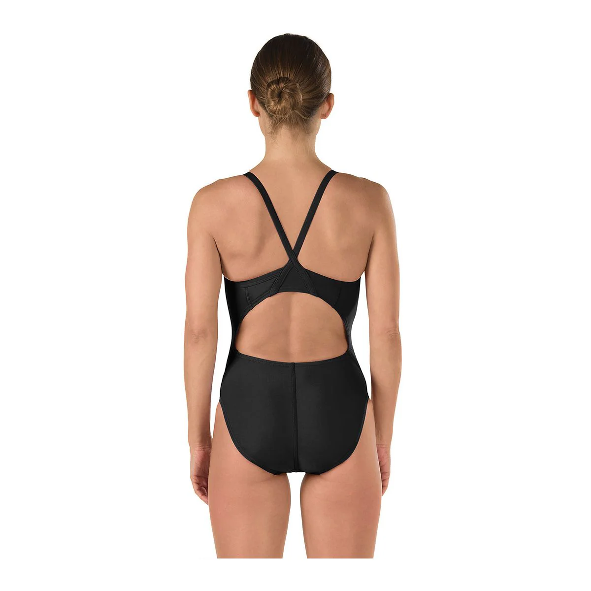 Speedo Solid Flyback Swimsuit - Image 6