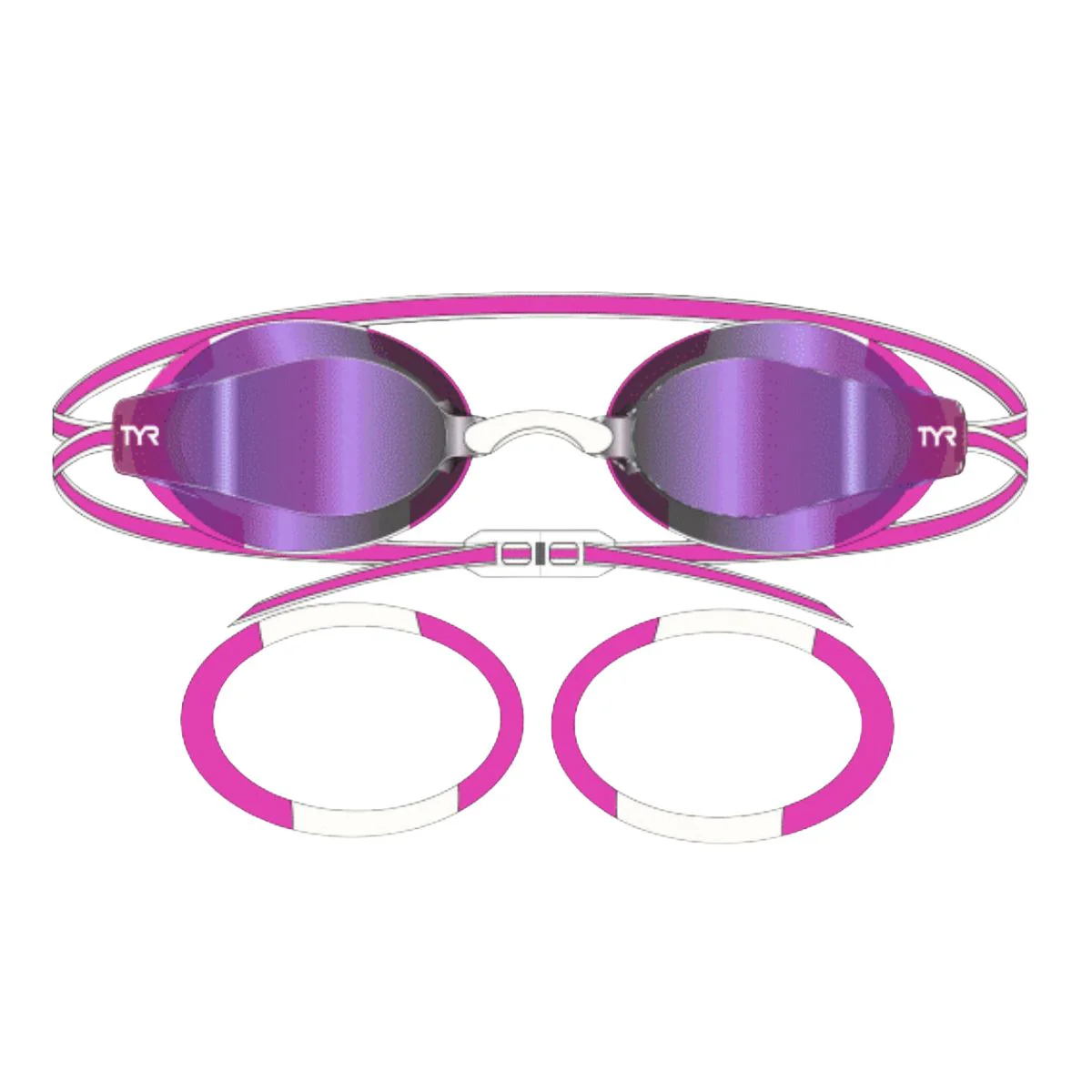 TYR BlackOps 140 EV Racing Jr. Fit Mirrored Goggles - Image 18