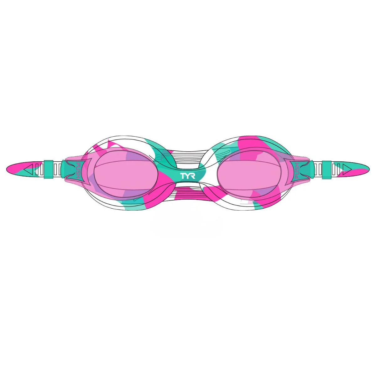 TYR Kid's Swimple Tie Dye Goggle - Image 30