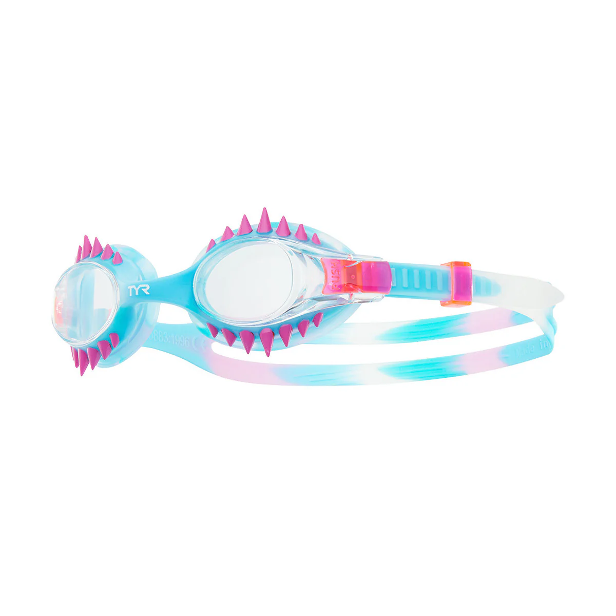 TYR Kid's Swimple Spikes Tie Dye Goggles - Image 2