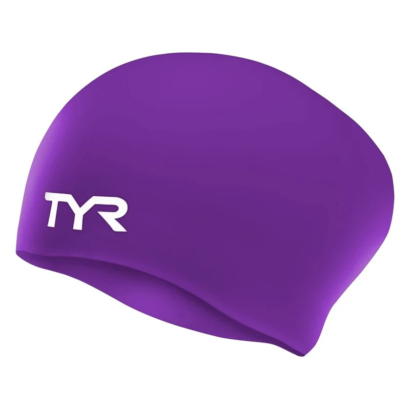 TYR Long Hair Wrinkle-free Swim Cap - Image 5