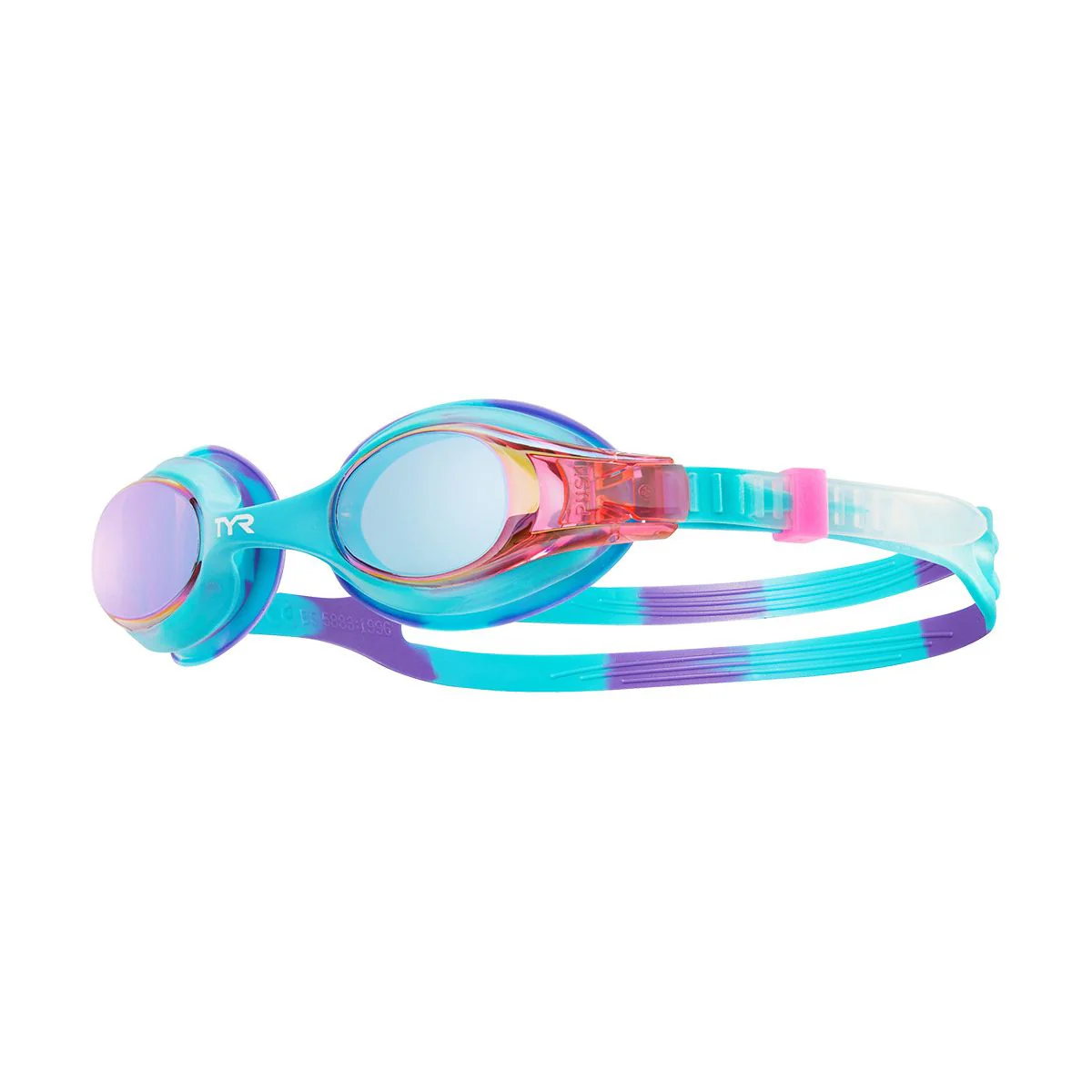 TYR Kid's Swimple Tie Dye Mirrored Goggles - Image 13