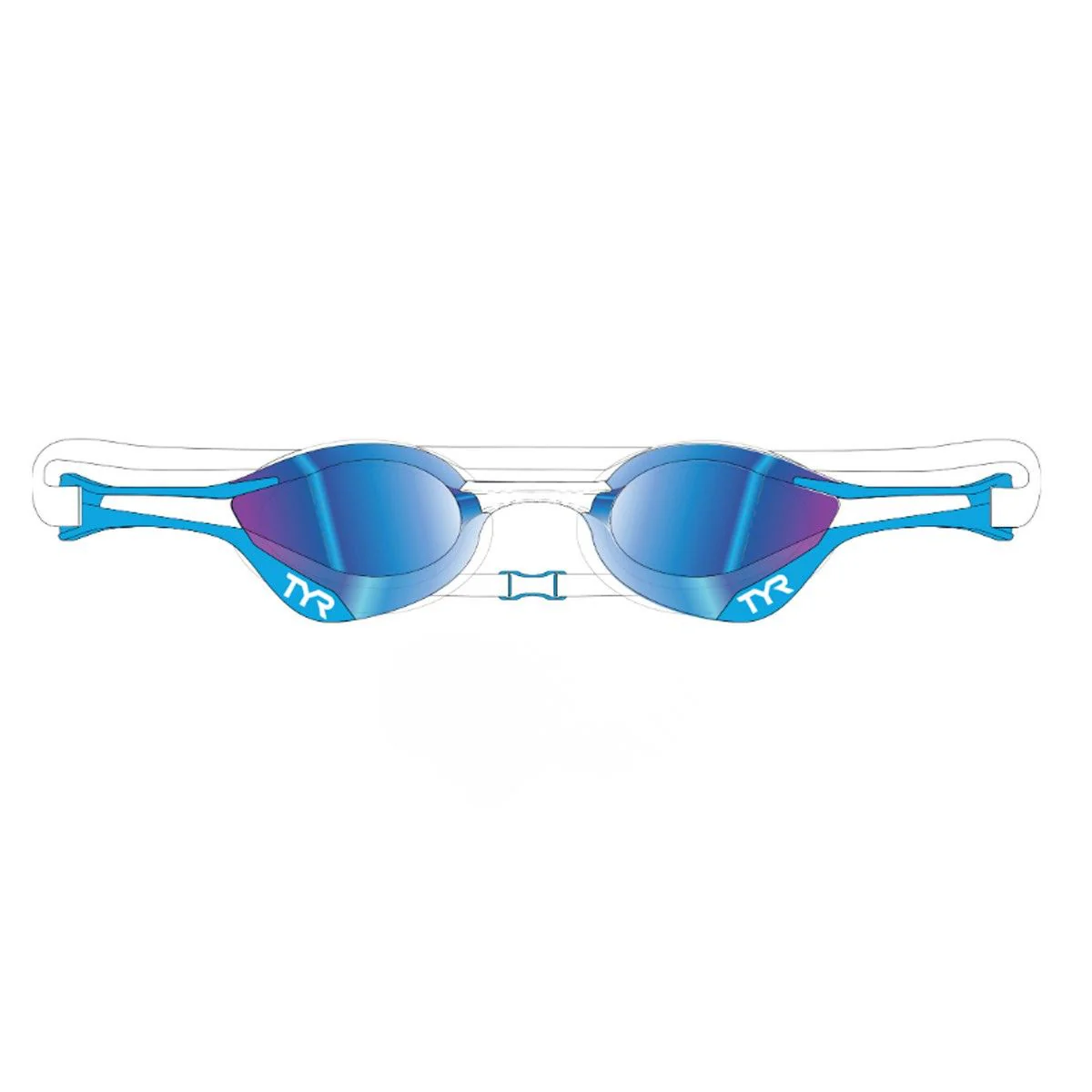 TYR Tracer-X Elite Mirrored Adult Goggle - Image 12