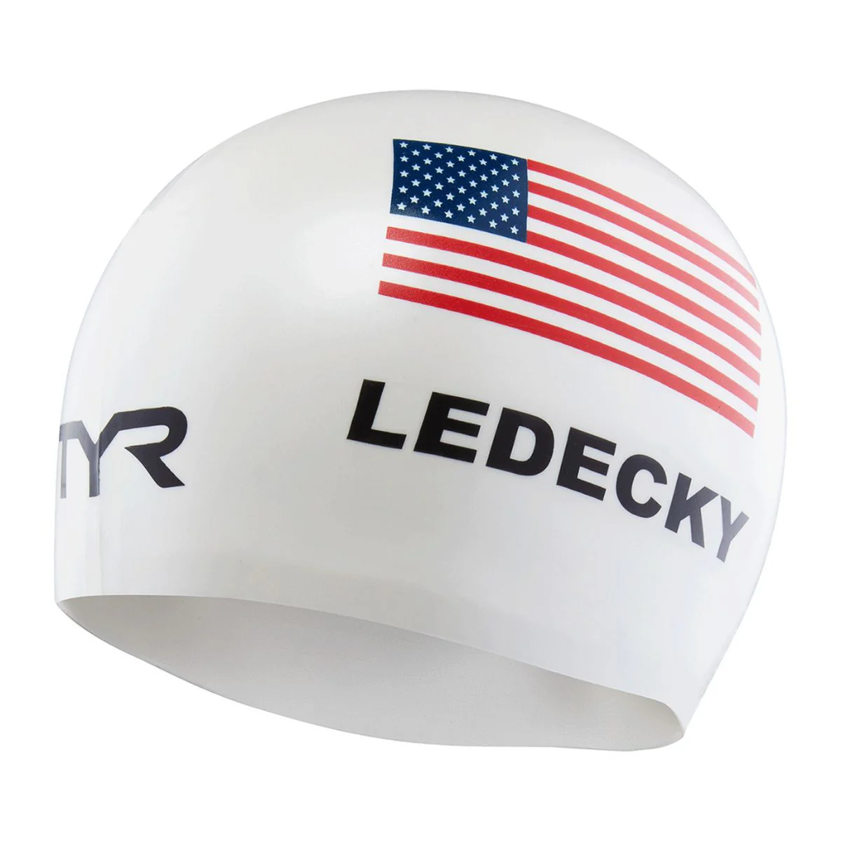 TYR USA Silicone Swim Cap Ledecky - Image 2