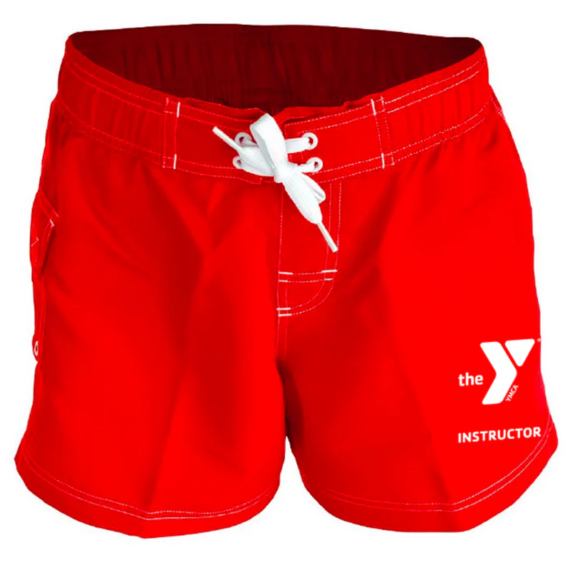 YMCA Instructor Female 5" Inseam Poly Short - Image 2