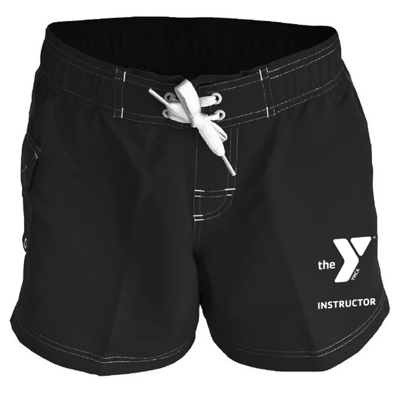 YMCA Instructor Female 5" Inseam Poly Short - Image 5